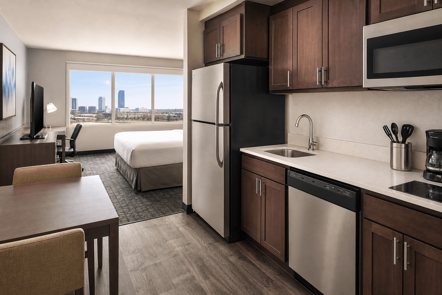 How to find and prepare for extended stay suites with kitchen OKC
