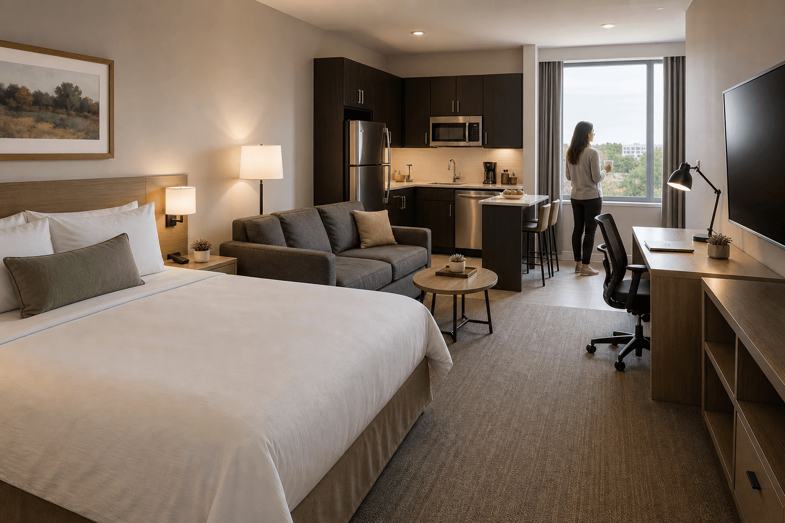 Extended-stay hotel benefits compared: cost, amenities, and who they're best for