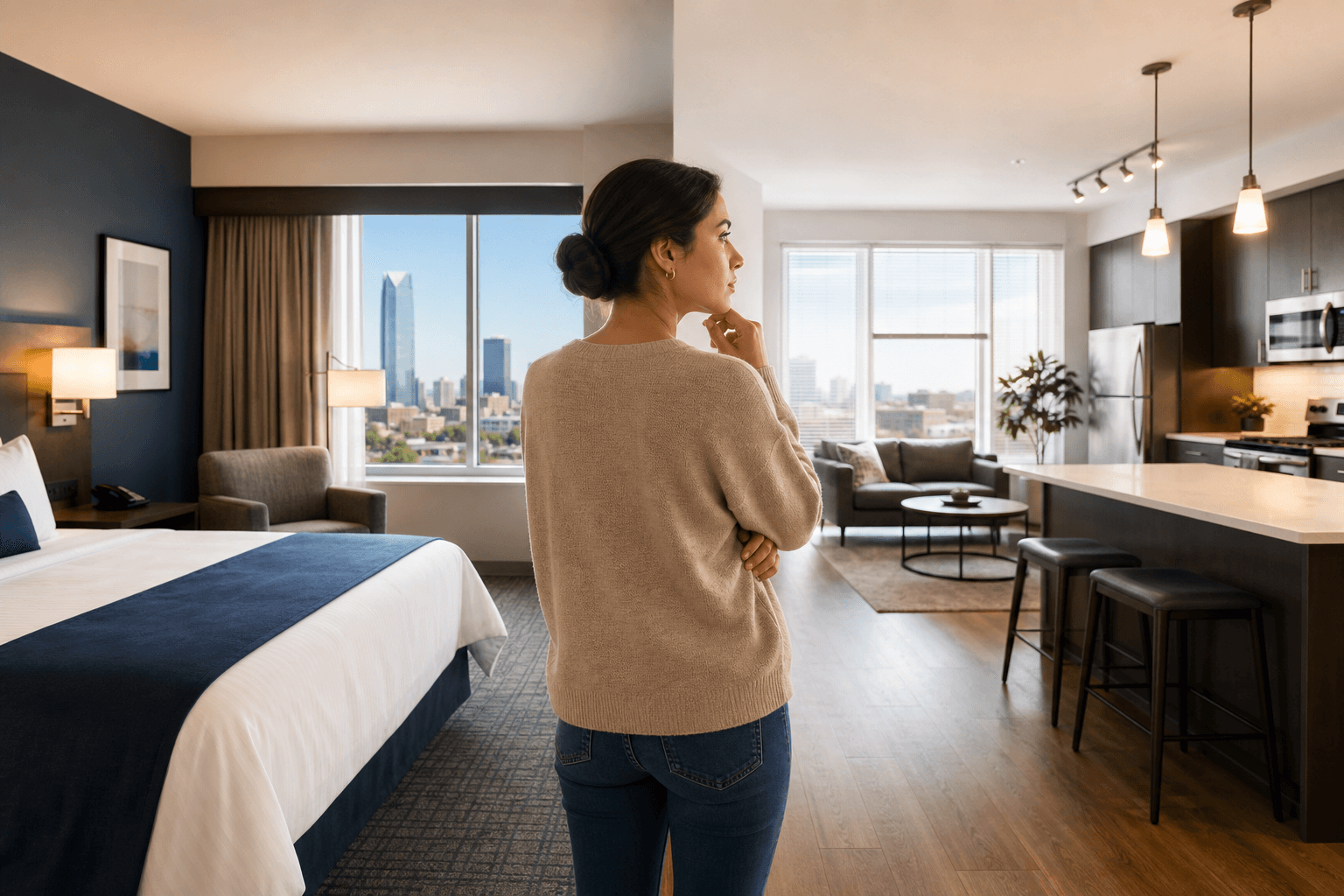 Extended stay vs apartment: which fits your OKC move?